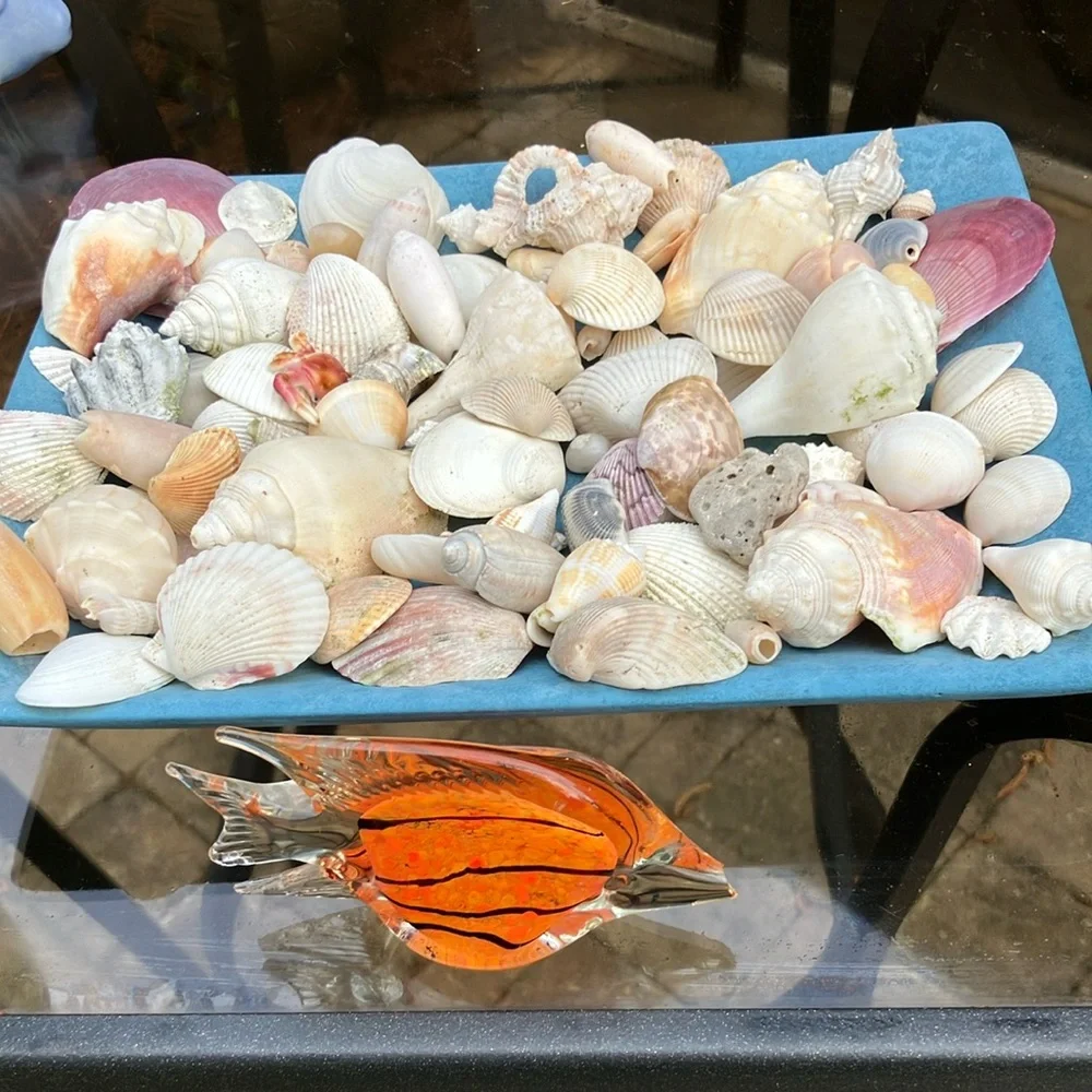 Murano-type Glass Angelfish Figurine